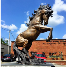 decoración casera esculturas chinas del caballo de bronce del metal para la venta